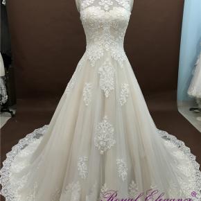 Lace Wedding Dress Big Train B2001