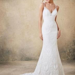 Spaghetti Straps Sheath Fashion Lace Bridal Dresses WD2093